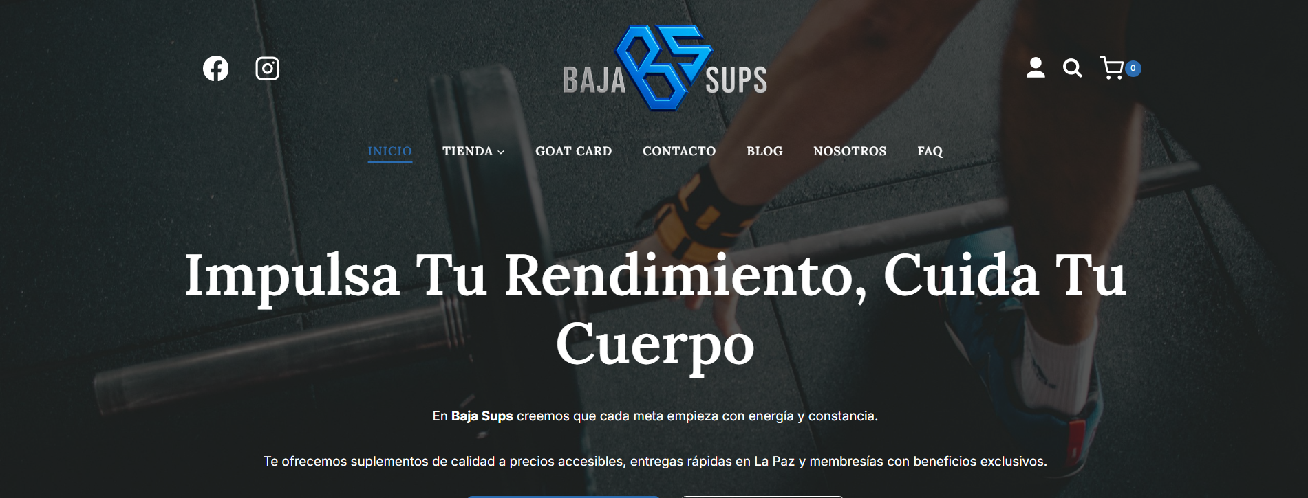 Nutritions Store E-Commerce